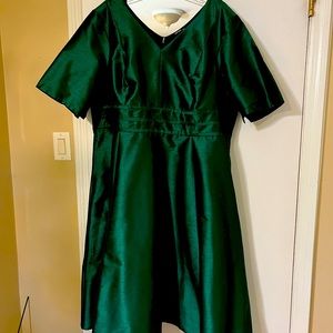 Beautiful Emerald green dress!